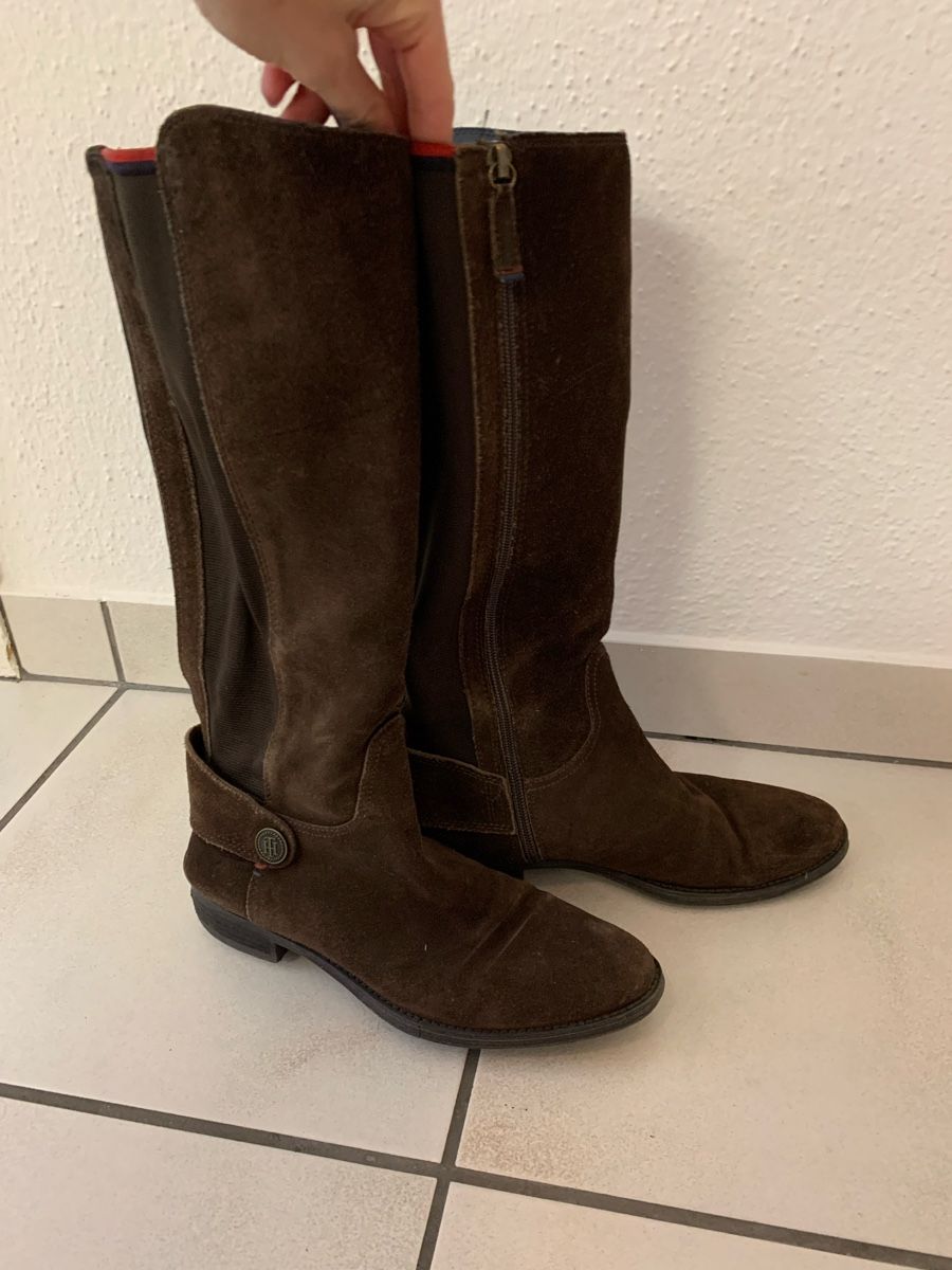 Tommy Hilfiger Damenschuhe: Echtleder Tommy Hilfiger Stiefel Gr. 39 – Gebraucht aus Uster von snickers3