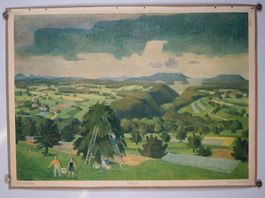 Schulwandbild Tafeljura Carl Bieri 1948