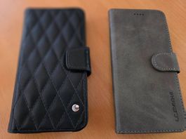 2 étuis portefeuille (wallet) pour Samsung Galaxy S25