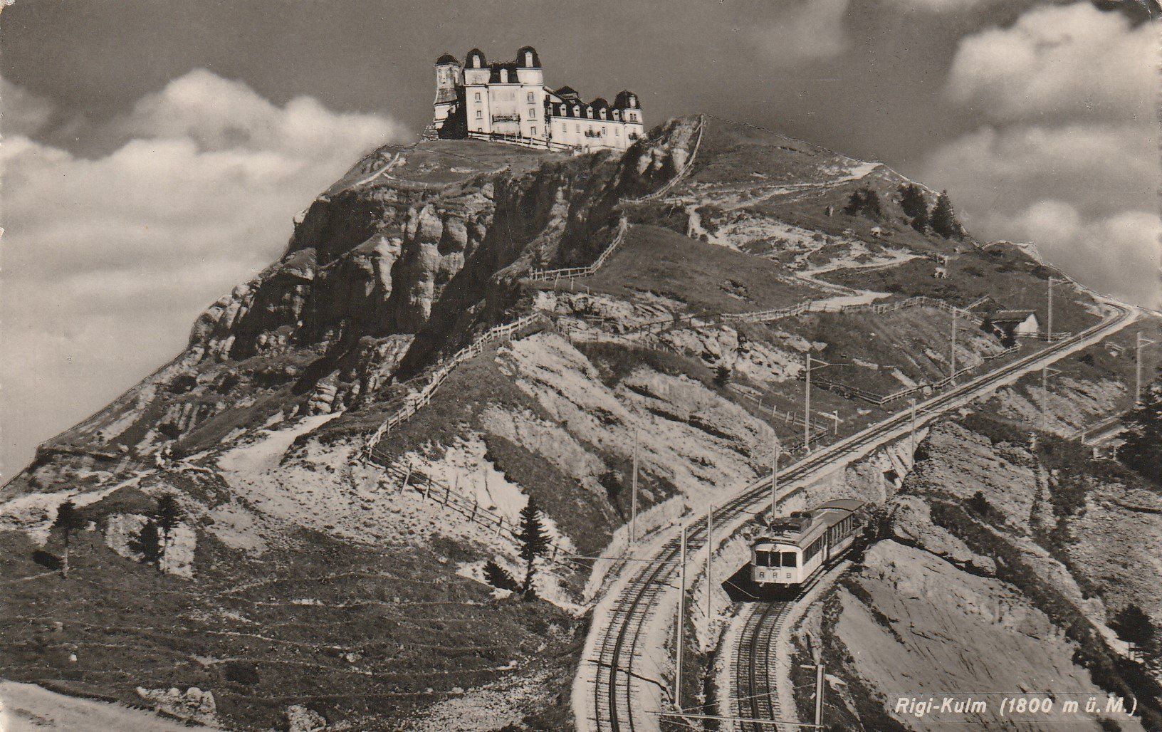 Cartoline postali: AK Rigi-Kulm gel. 30.6.1949 – Usato da Fribourg venduto da schnalla92