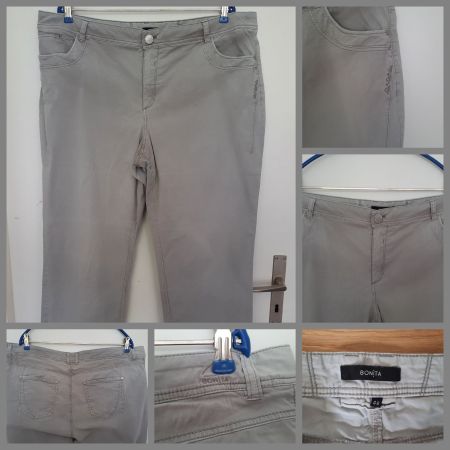 ***BONITA*** Sommerhose hellgrau Gr 46
