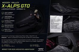 Woody Valley X-Alps GTO – Liegegurtzeug (Grösse XL)