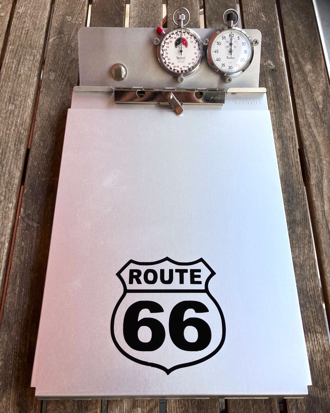 Hanhart Orologi: Roadbook Hanhart Split 10 Alu 2 Stoppuhren RallyeBoard Timer – Usato da Basel venduto da Brouw 4