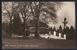 Chaumont, La gare et la tour d'observati