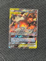 Pokemon Glurak Reshiram GX Promo SM 201 near Mint