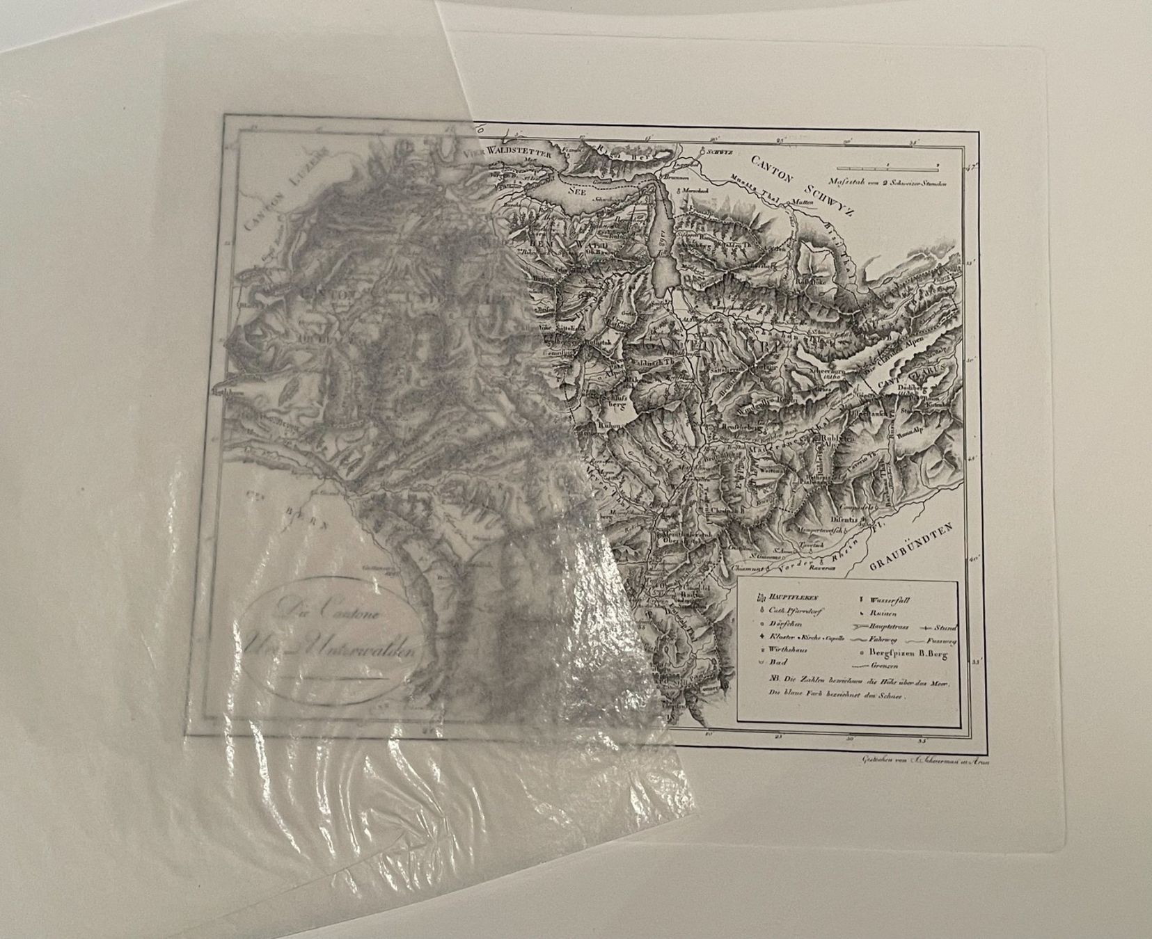 Landkarten & Atlanten: Die Karten der schweizerischen Kantone 1805-1822. – Gebraucht aus Bärau von Bluemli21 5