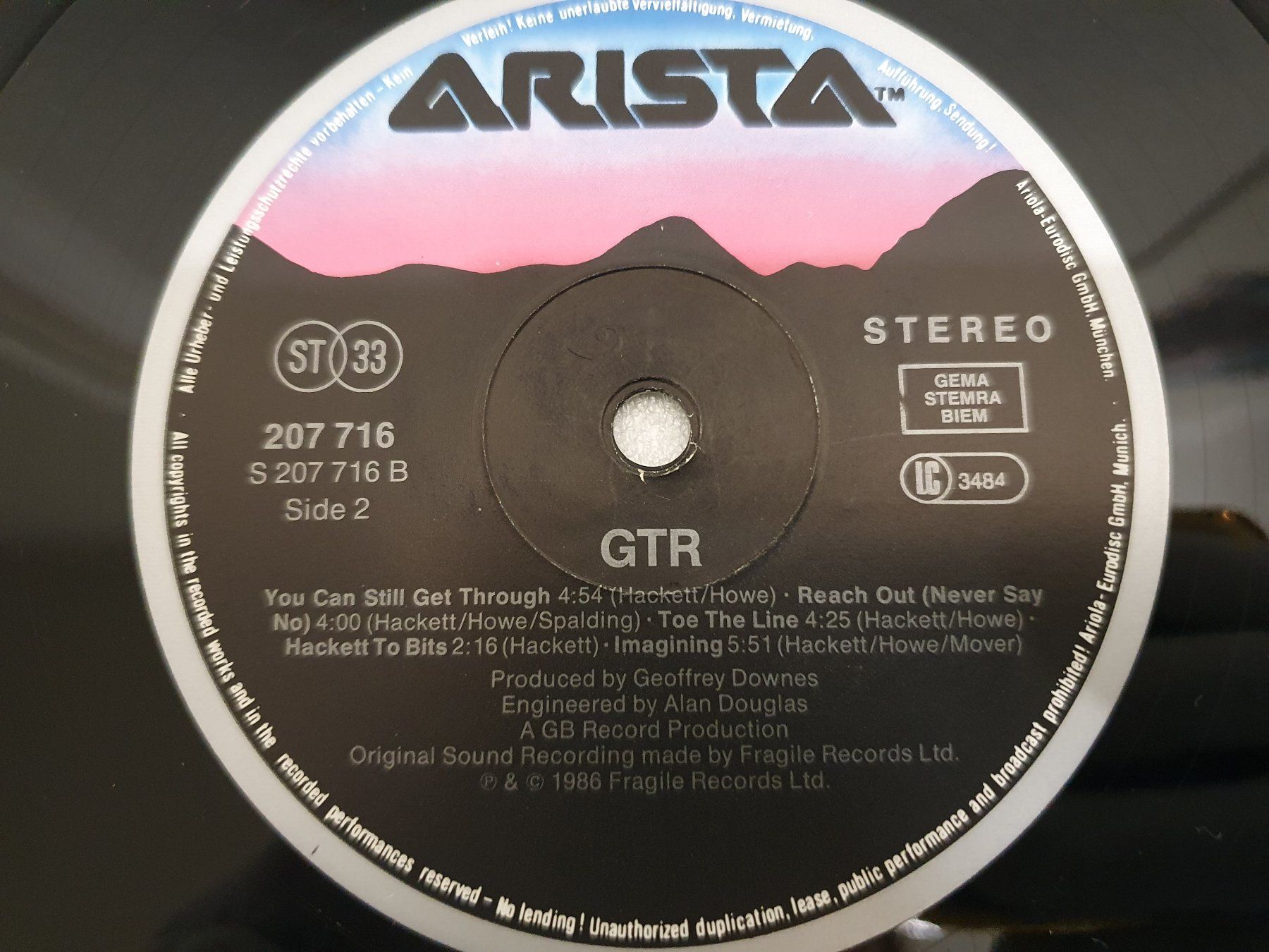 Dischi in vinile: GTR – GTR – Usato da Uster venduto da Vinyl-Leidenschaft 7
