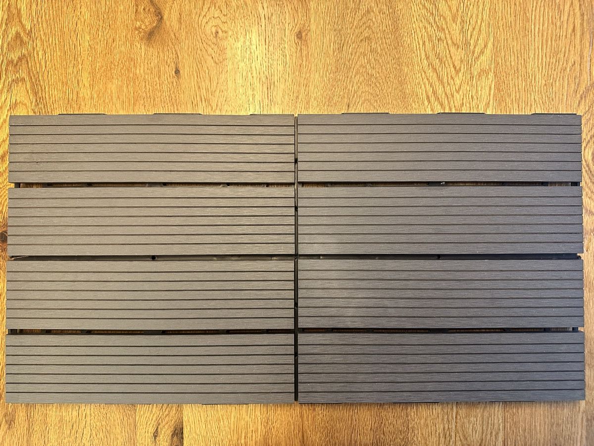 Rivestimenti per pavimenti: Mood Klickfliese HPC Solid Dark Grey | 30 × 30 cm | 66 Stück – Nuovo (secondo la descrizione) da Regensdorf venduto da Pfandleier 2