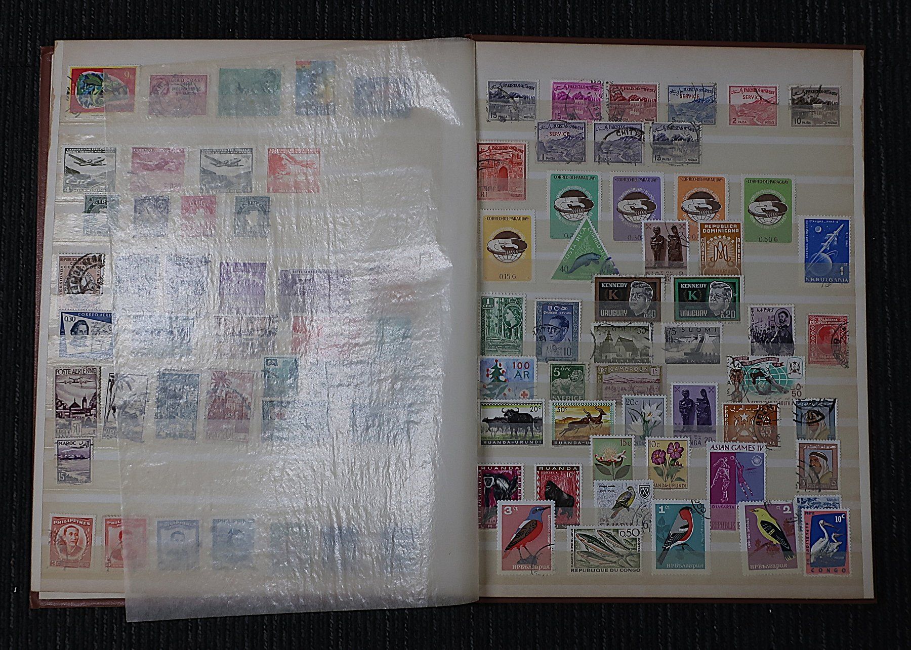 Alben: 5 Briefmarkenalben und 1 Briefmarkenordner – Gebraucht aus Volketswil von brockipfannenstil 6