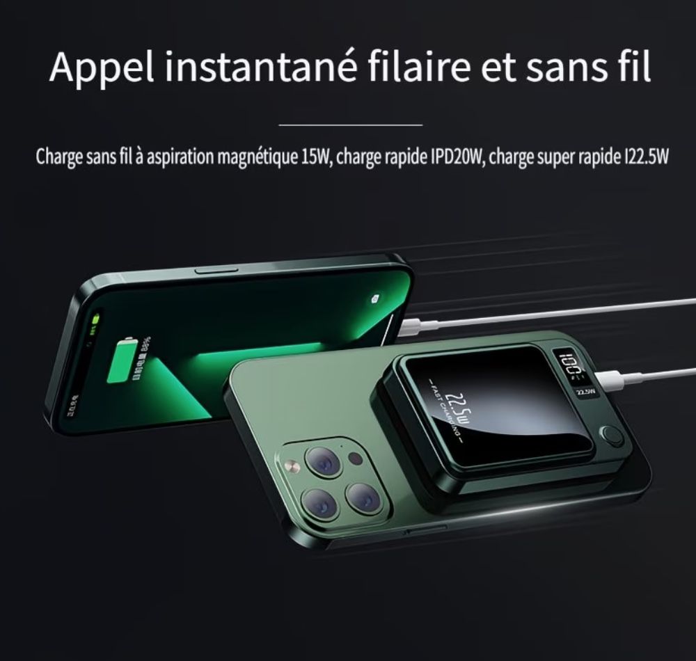 Batterie: Batterie externe sans fil magnétique – Nuovo e nell'imballaggio originale da Conthey venduto da Michel124 4