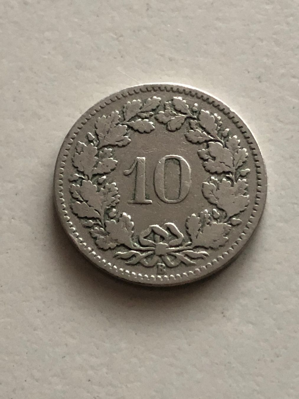 Alle Münzen: 10 Rp. 1895 – Gebraucht aus Schötz von Odpa 1