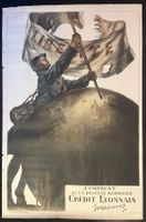 Affiche Originale «3e Emprunt..Souscrivez» 1917 WW1 Plakat