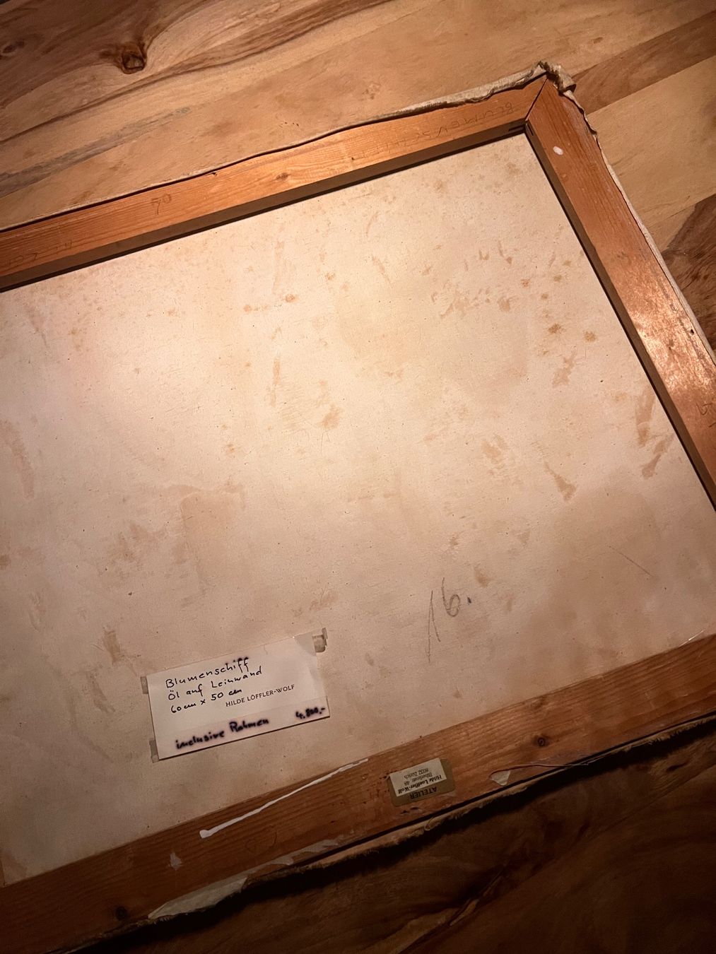 Dipinti: Original Ölgemälde "Blumenschiff" | Hilde Löffler-Wolf 1964 – Usato da Kloten venduto da Django008 8