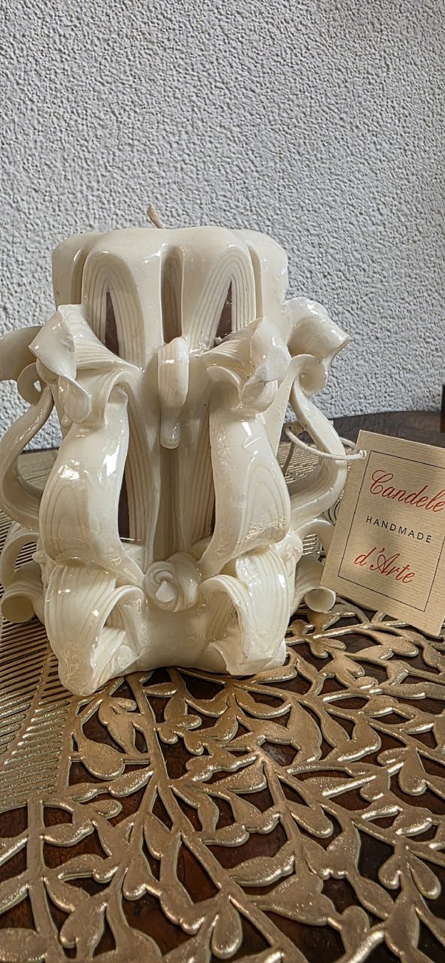 Candele: Handgemachte Vintage Kerze, Wachs – Usato da Kaufdorf venduto da Nati-Nati