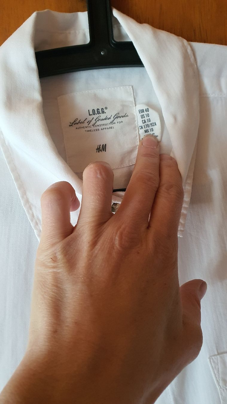H&M Camicette: weisses Hemnd von H&M – Usato da Flawil venduto da minggeli83 1