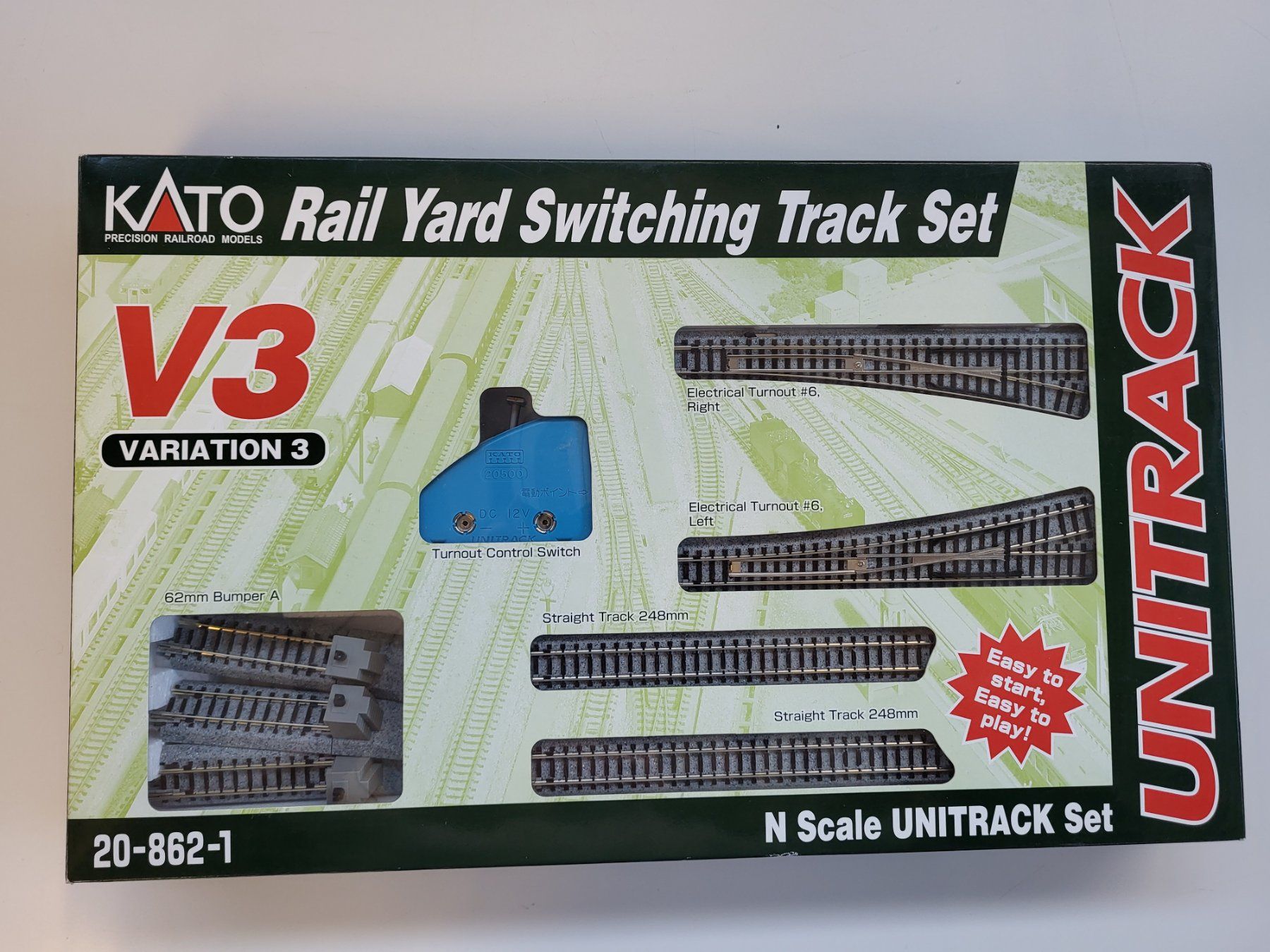 Kato Modellini di ferrovie: Kato Master 2 Set und Kato N Unitrack V3 Set – Nuovo (secondo la descrizione) da Brügg BE venduto da POU-BELLE 4