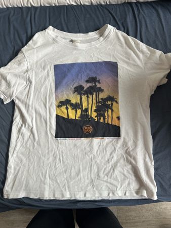 T-shirt H&M XS stylé palmiers Californie été