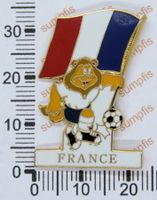 Pin Fussball WM 2006 France mit Maskottchen Goleo VI