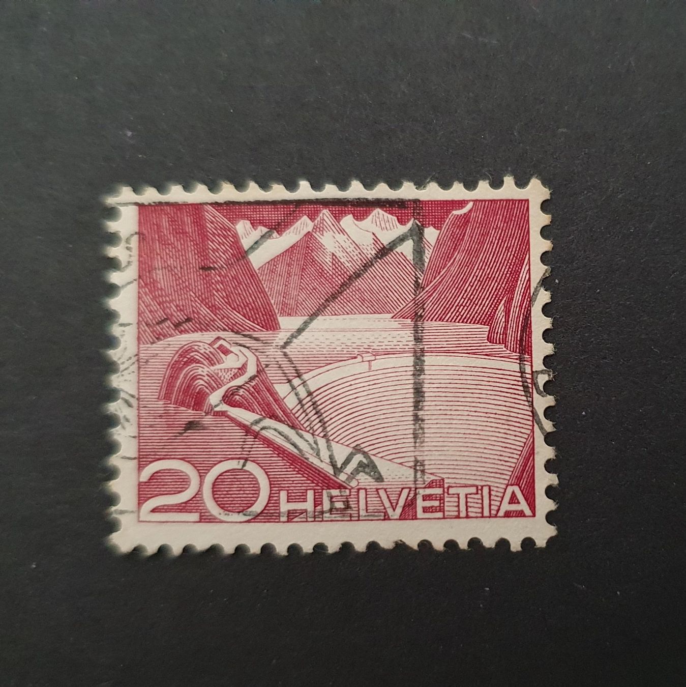 Tutti i francobolli: 1949 URTYPE Grimsel-Stausee ZNr. 301 entwertet – Usato da Zürich venduto da Goldspiegel