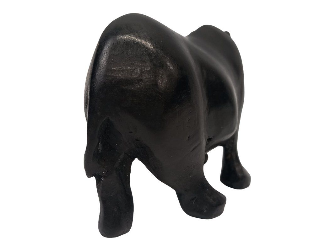 Skulpturen & Statuen: Handgeschnitztes Nashorn aus Holz – Gebraucht aus Hünenberg von Restwert_Zug 3