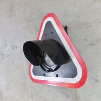 Alter Bahnübergang-Warnblinker, Vintage Eisenbahn-Signal