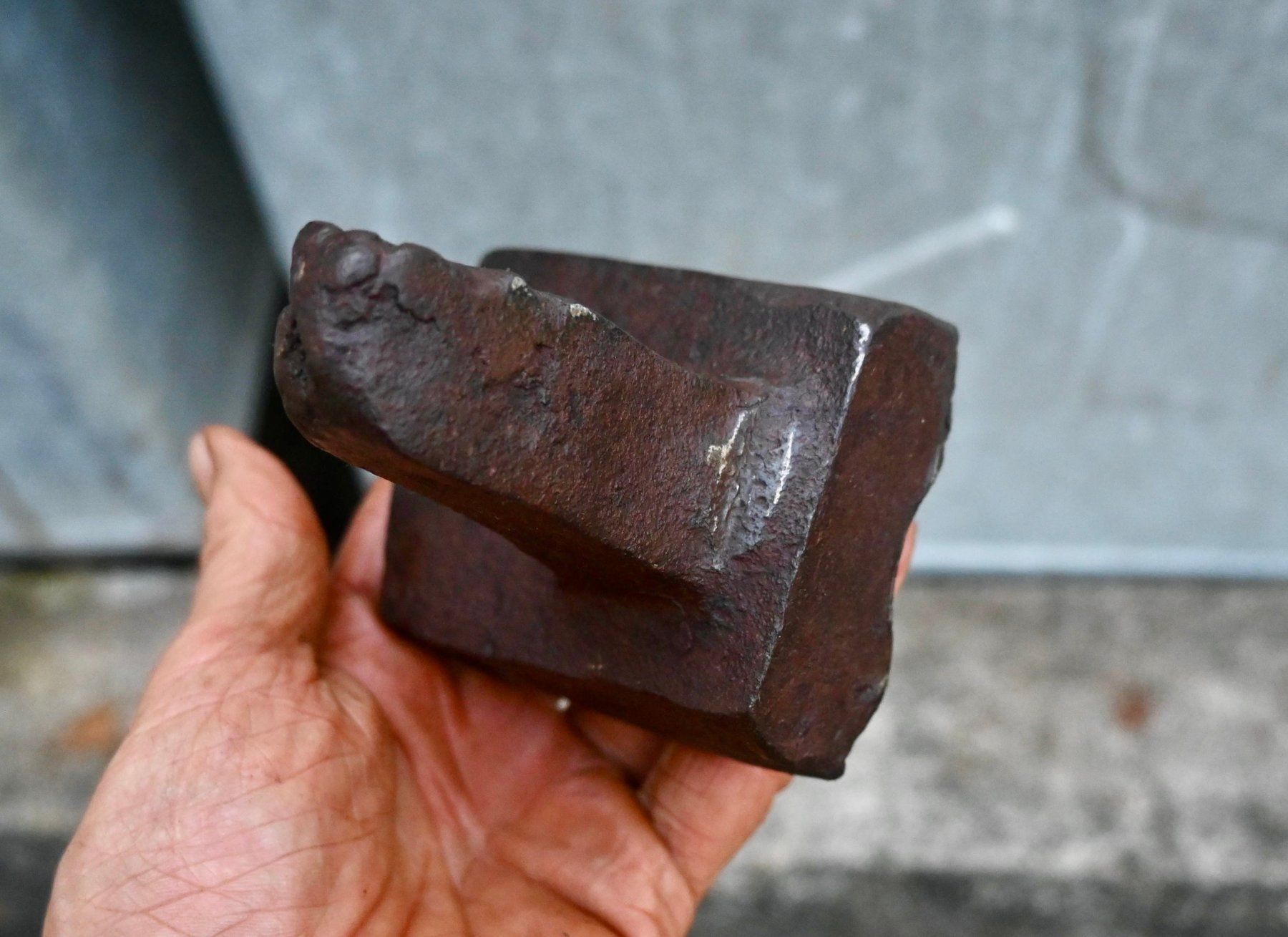 Werkzeuge: alter geschmiedeter Amboss-Einsatz / Amboss-Horn 9 x 7cm – Gebraucht aus Pfaffhausen von mono_rec 9