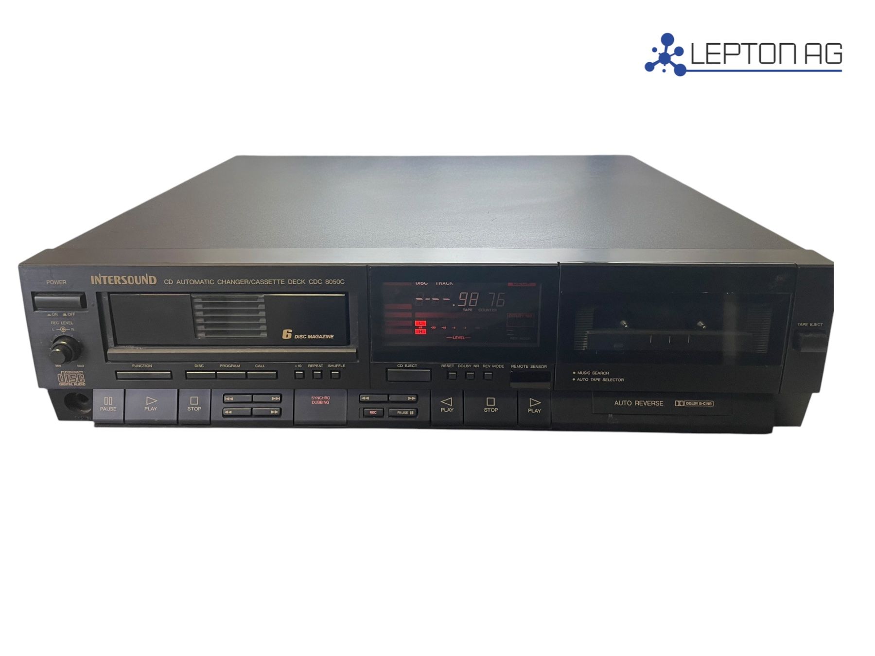 Sistemi audio & multimediali: Intersound CD Automatic Changer/Casette Deck CDC 8050C – Usato da Niederdorf venduto da LeptonAG 1
