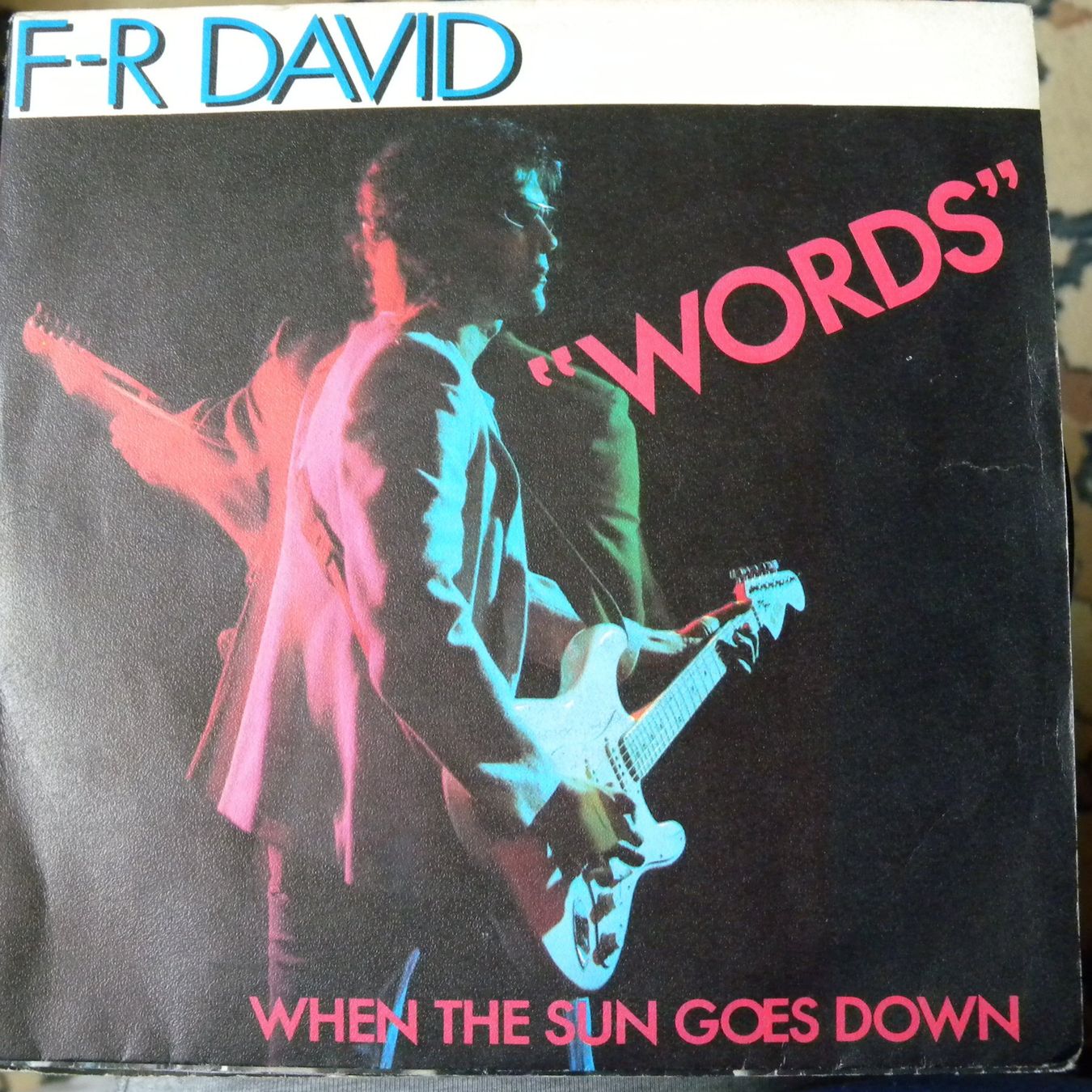 Dischi in vinile: F.R. David - Words -  Single Schallplatte - 80er Hit! – Usato da Hauenstein venduto da davia72