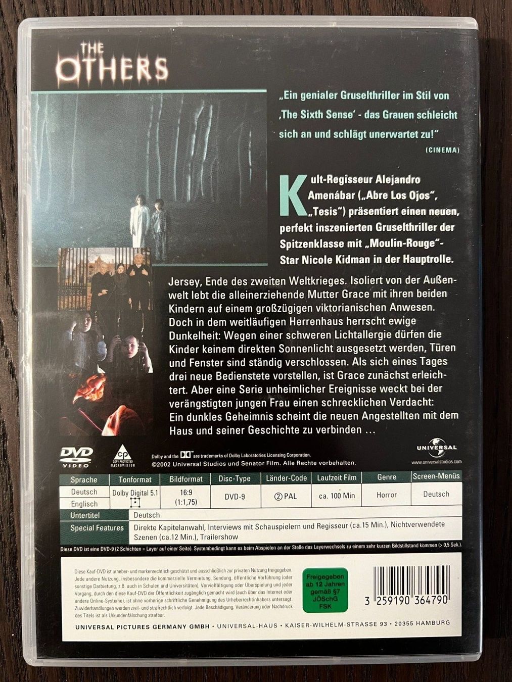 Tutti i DVDs: The Others – Usato da Zürich venduto da FilmFreunde 1