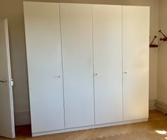 Kleiderschrank, weiss, stabil, 230x229x55 cm