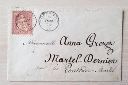 Coffrane - Ponts de Martel 1872