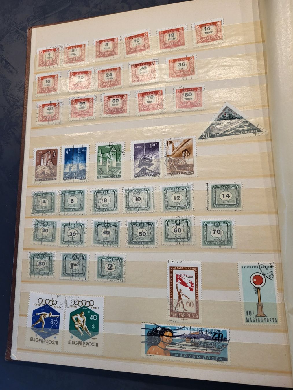 Alle Briefmarken: Sammlung Album - Ungarn – Gebraucht aus Rümlang von Turrin 5