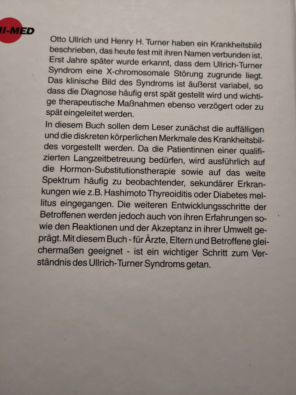 Libri: Das Ullrich-Turner Syndrom – Usato da Bülach venduto da Tiefschlaflos 1