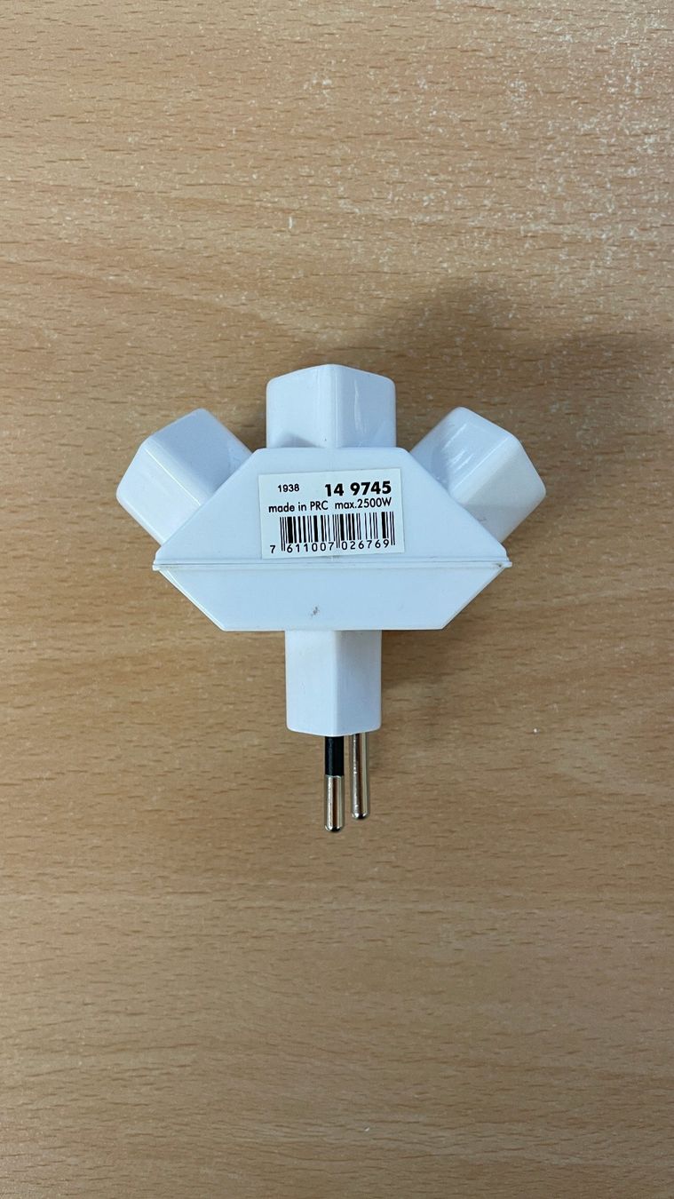 Unità & Adattatore: Steckdosen Adapter / Verteiler, 3-fach – Usato da Glattfelden venduto da cybermaxx 3