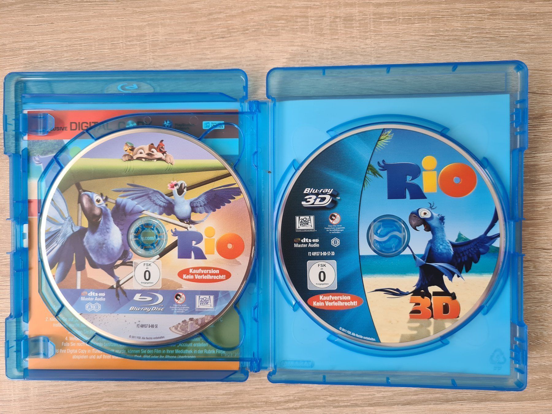 Alle DVDs: Rio 3D - (3 Disk) - Blu-ray – Gebraucht aus Carouge GE von Franllo 4