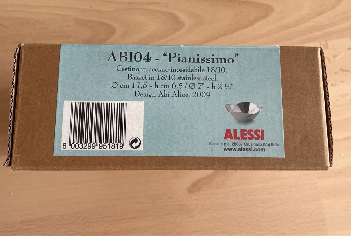 Alessi Schalen: Schale – Neu und originalverpackt aus Schüpbach von puxxon 2
