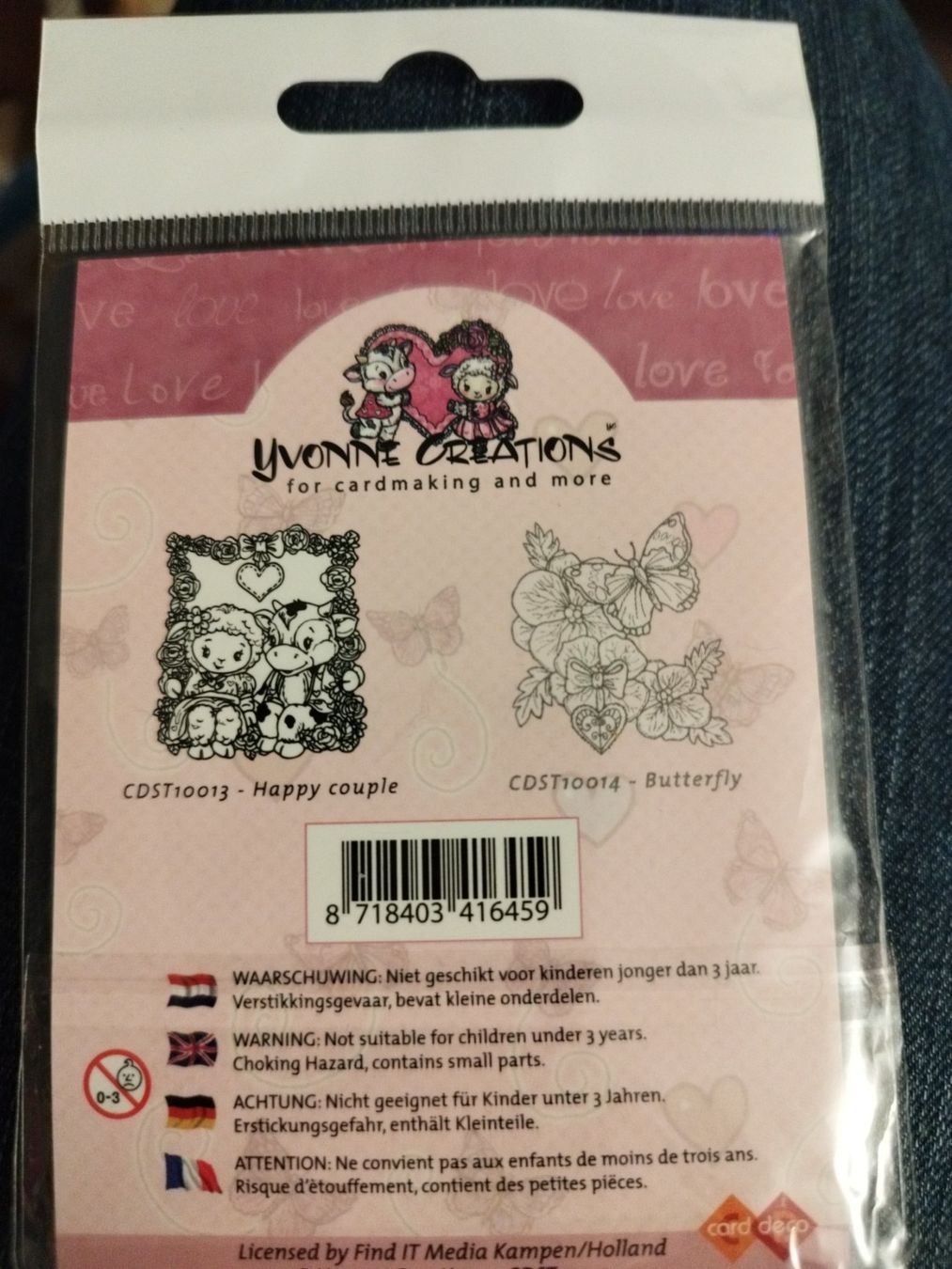 Timbri: Motivstempel Happy – Nuovo e nell'imballaggio originale da Würenlingen venduto da pjs-at-tutti 1