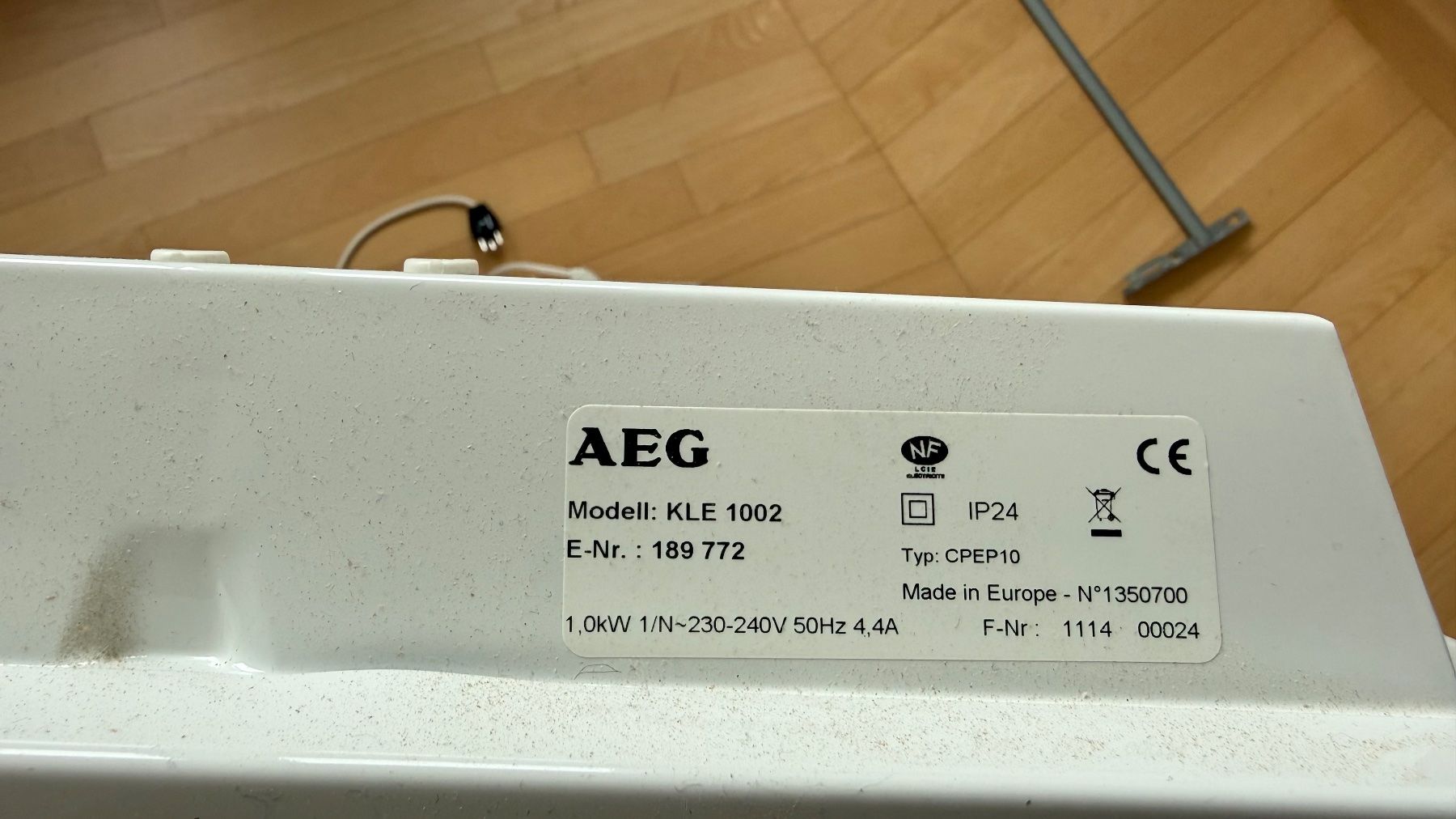 Heizgeräte: Konvektorleiste AEG KLE1002 – Gebraucht aus Wädenswil von flaps11 1