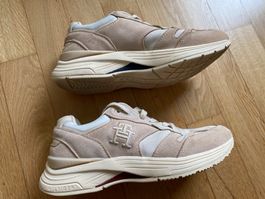 Tommy Hilfiger Sneaker Damen Gr. 39 beige Schuhe Turnschuhe