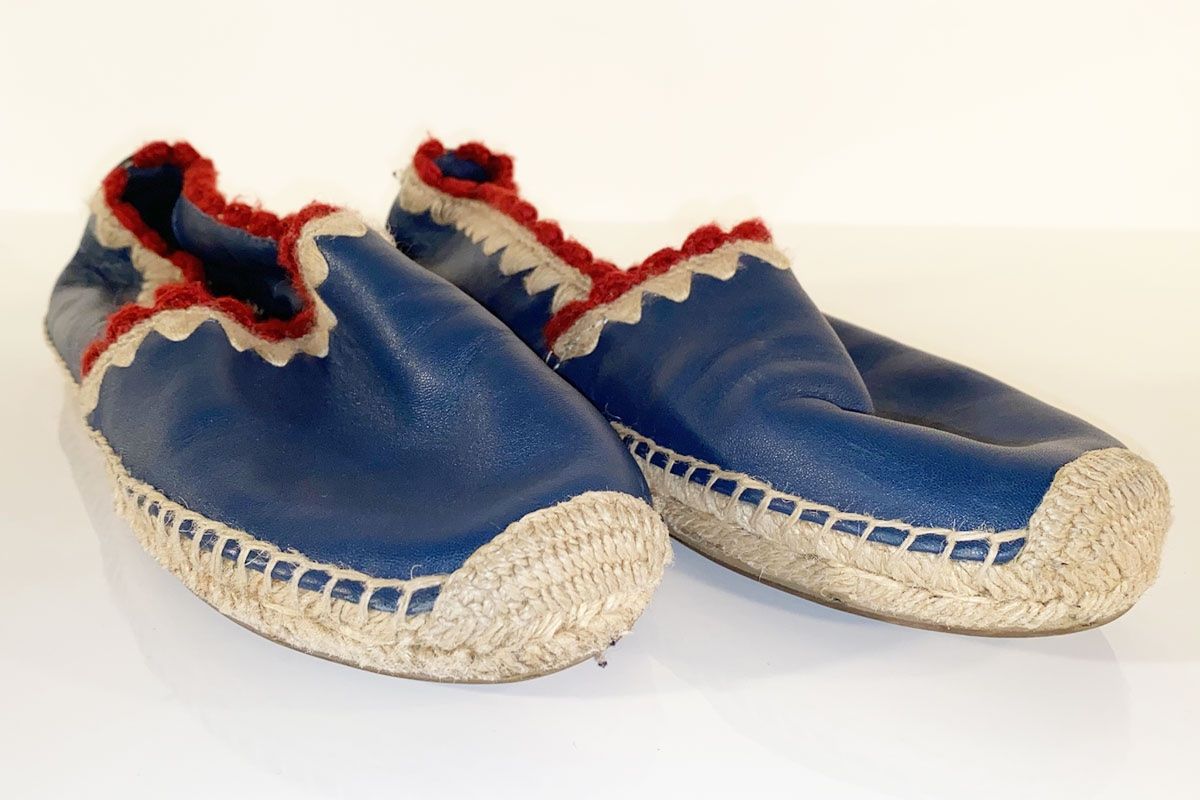 Tory Burch Scarpe da donna: Tory Burch Espadrilles Gr. 40 / 41 Leder Blau – Nuovo (secondo la descrizione) da Ballwil venduto da ClassicGallery 2