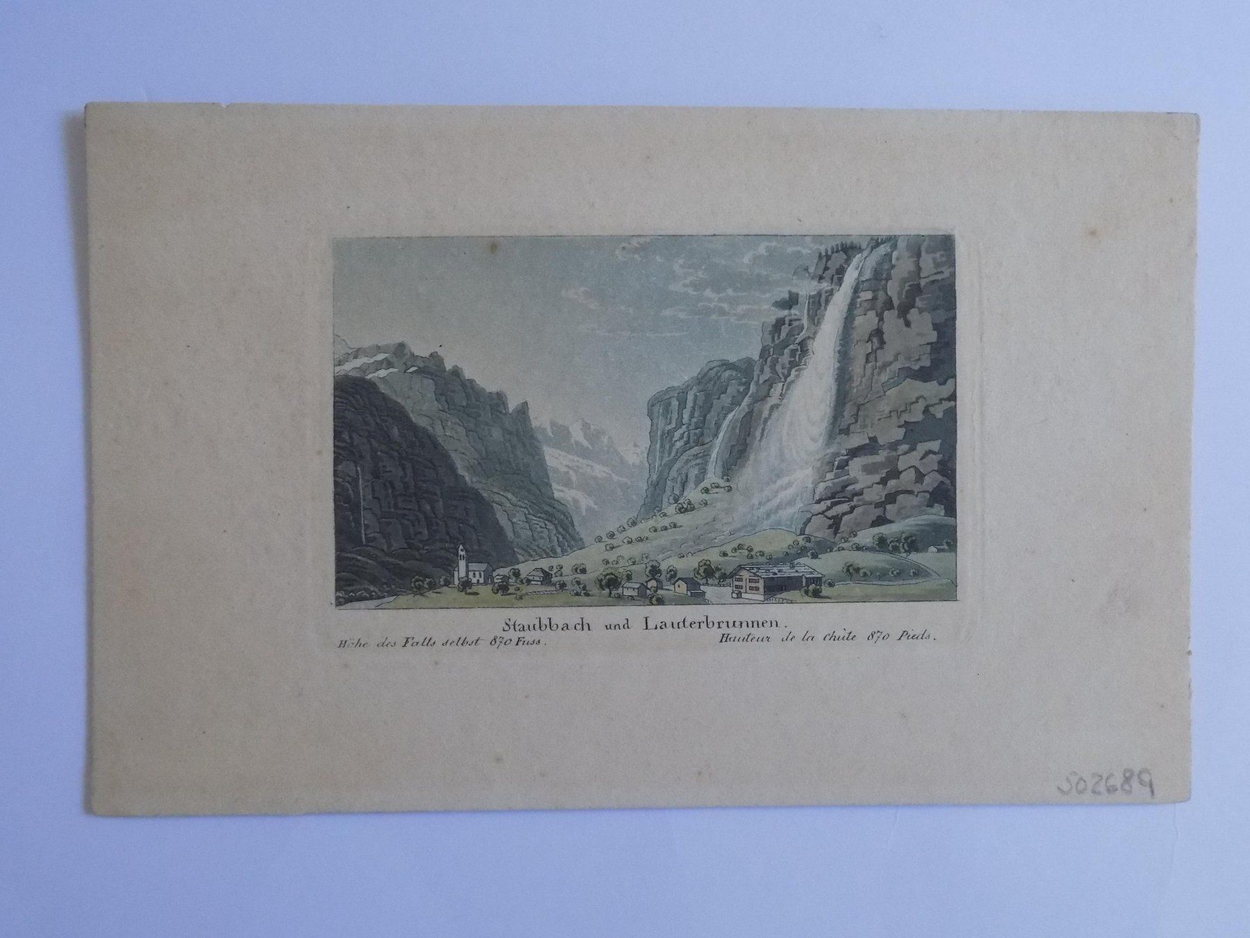 Incisioni: Lauterbrunnen und Staubbach – Usato da Risch venduto da Antikfee