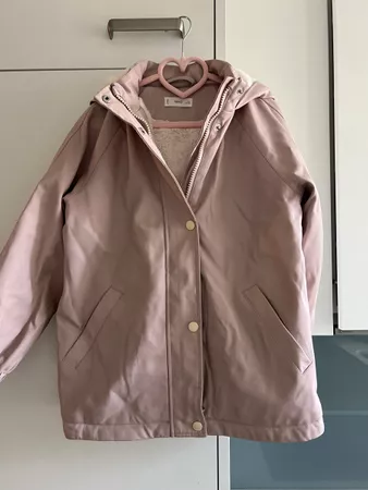 Mango Winterjacke Regenjacke MNG gefüttert rosa Grösse 128