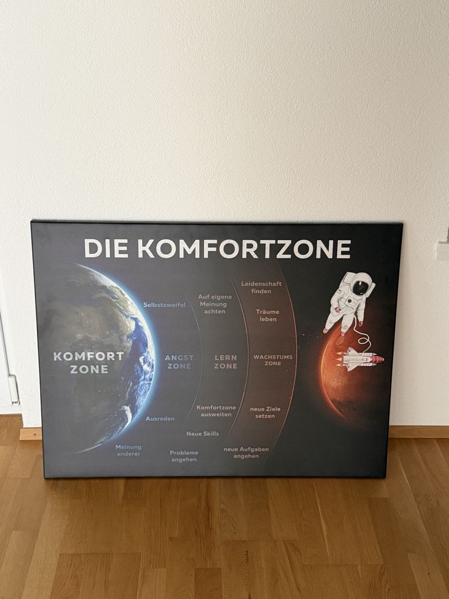 Gemälde: Bild Die Komfortzone – Gebraucht aus Staad SG von nic_y5q5