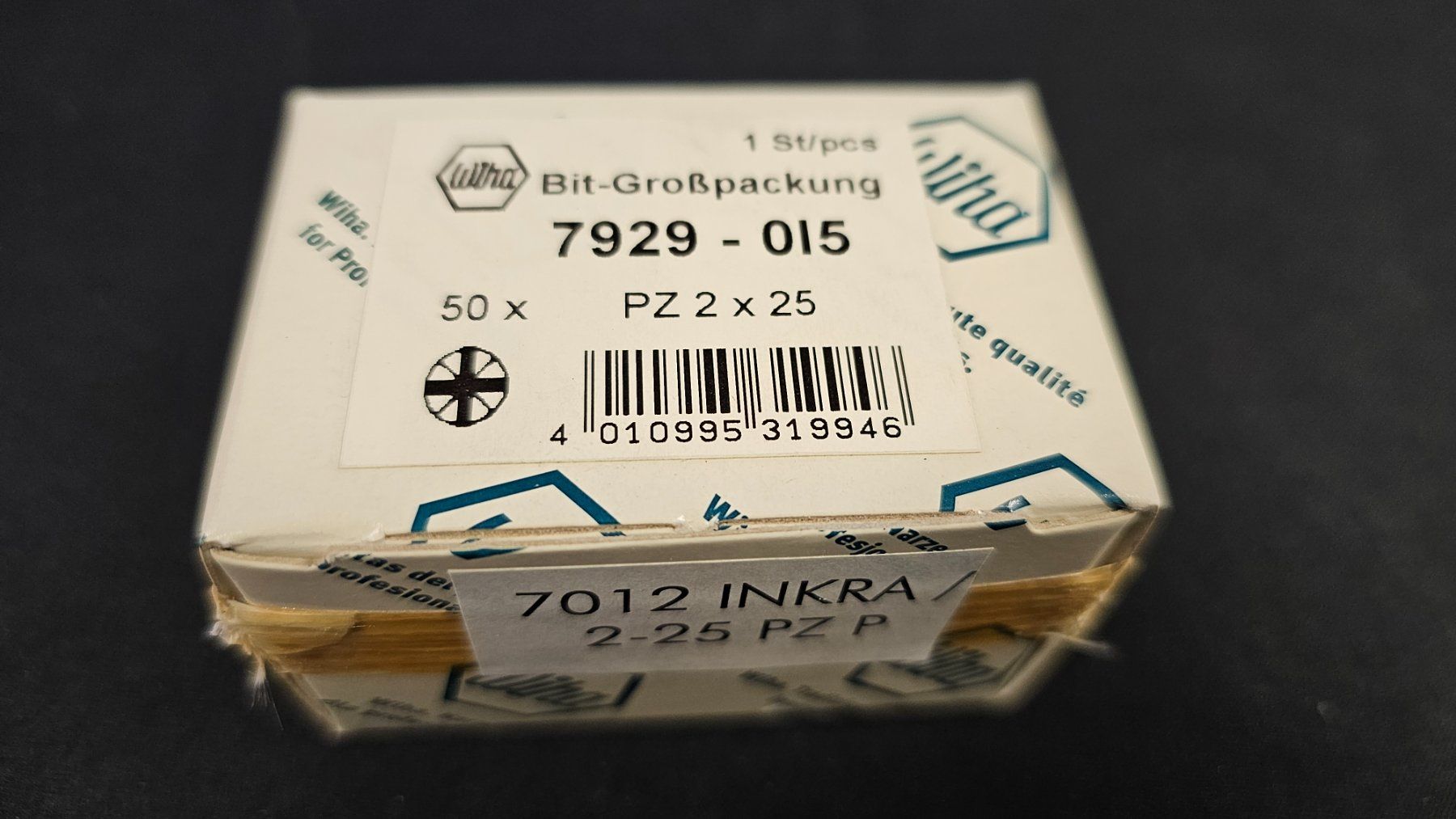 Ferramenta: 50x Wiha Bits PZ2 Bit Grosspackung 7929-0I5 – Nuovo e nell'imballaggio originale da Koppigen venduto da Bracher_Mail-House 2