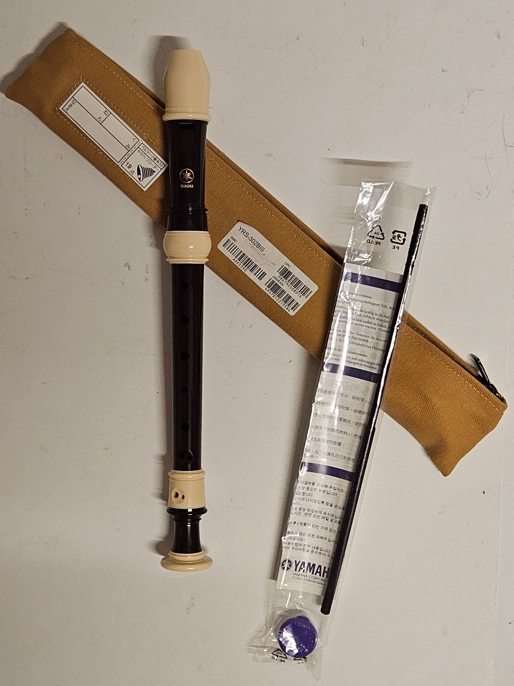 Yamaha Musikinstrumente: Kunststoff-Sopran-Blockflöte  YAMAHA – Neu (gemäss Beschreibung) aus Wöschnau von Musikhaus-Luethy5012