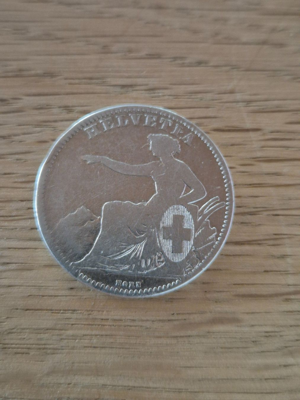 Tutti le monete: 2 Franken 1860 - sitzende Helvetia – Usato da Mels venduto da Goldenfalcon