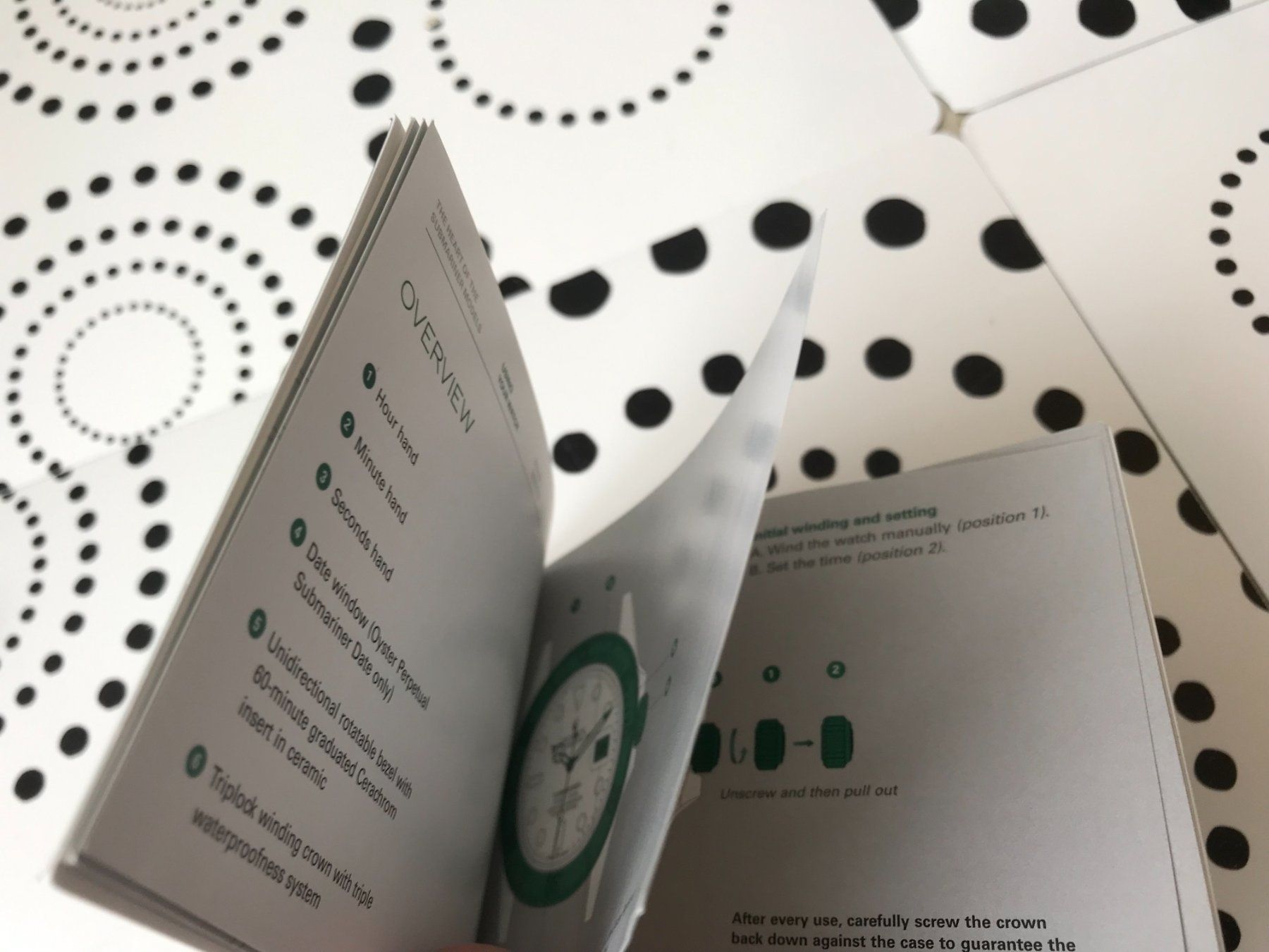 Rolex Documenti: ROLEX SUBMARINER - OPERATING INSTRUCTIONS - ENG - 2019 !!! – Nuovo (secondo la descrizione) da Epalinges venduto da dream-watch 4