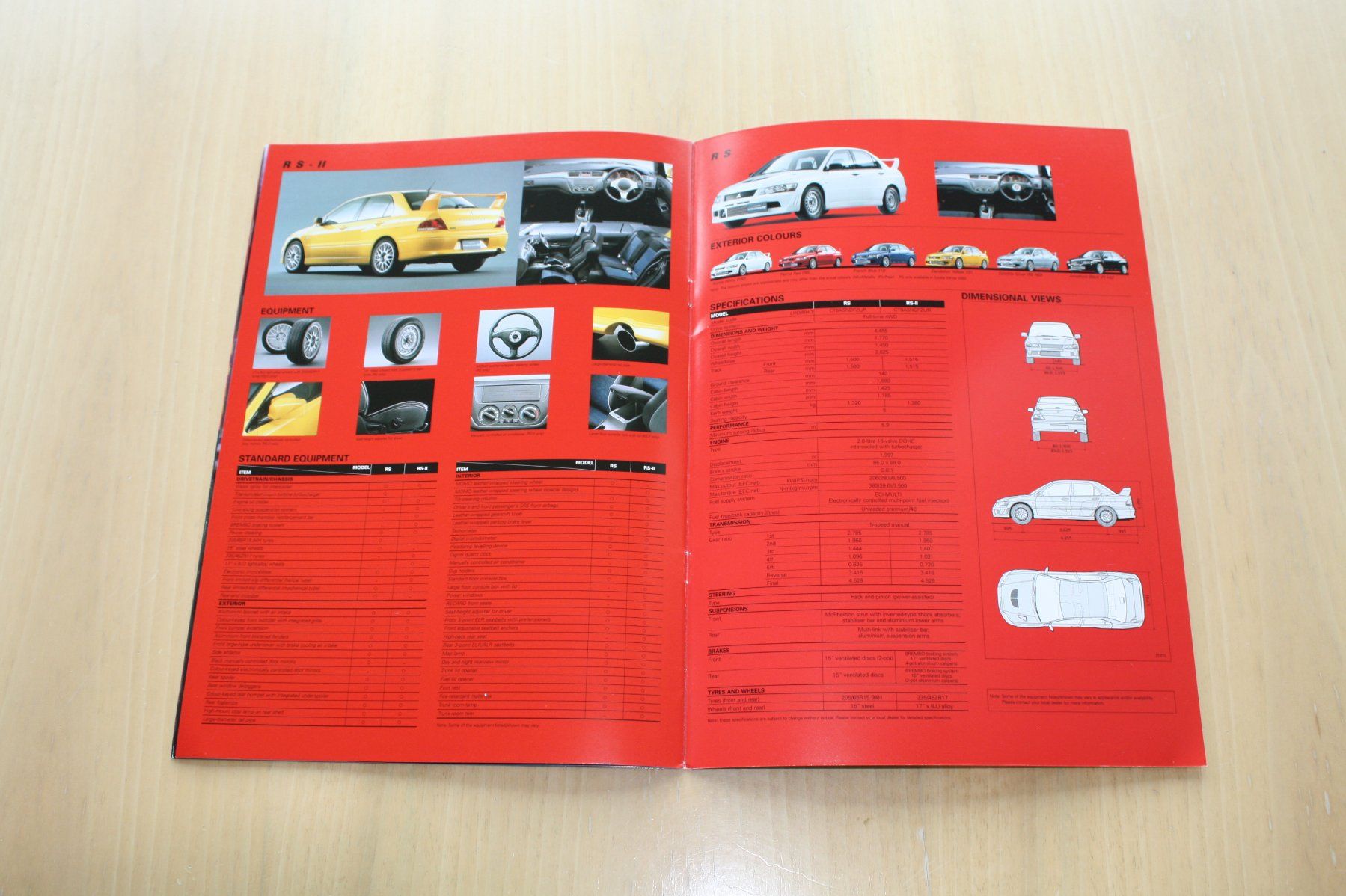Mitsubishi Documenti: Mitsubishi Lancer Evolution VII Prospekt 2001 – Usato da Wikon venduto da erwin400 8