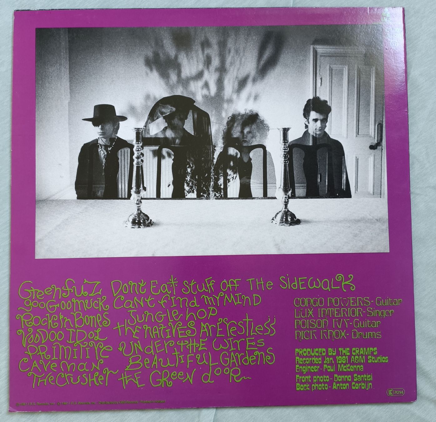 Vinyles: THE CRAMPS - Psychedelic Jungle LP – D'occasion à Luzern par cryptonic79 1