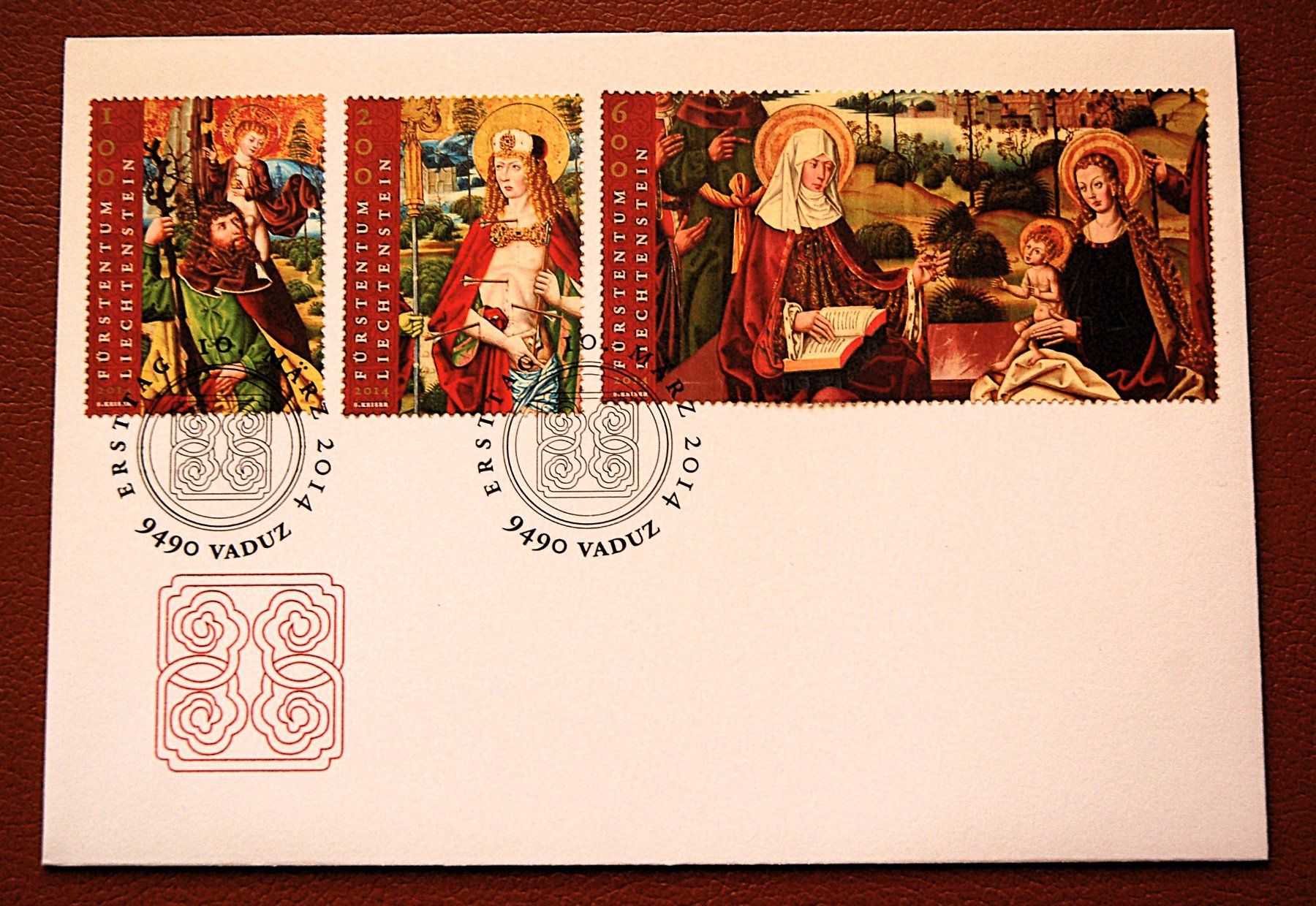 Tutti i francobolli: Liechtenstein - FDC 10.03.2014 – Usato da Gland venduto da pas_wxw